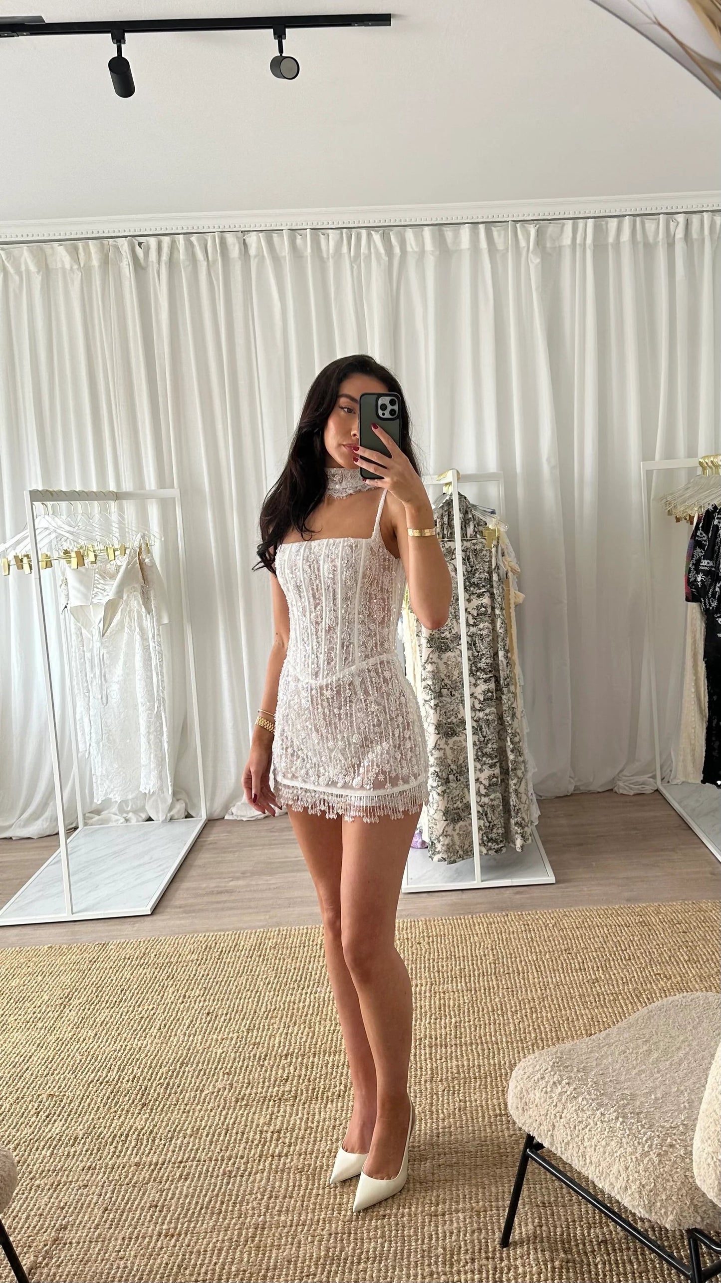 Millie Modelli Celestial Embellished Mini Dress Millie Modelli