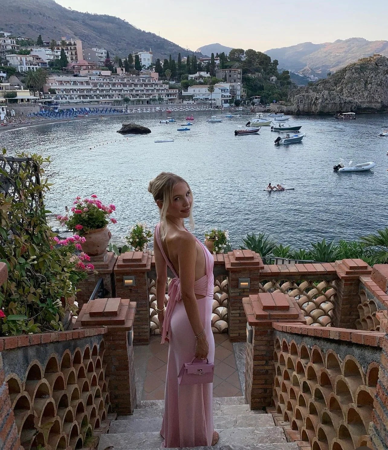 Natalie Rolt Fabienne Gown Blossom Pink