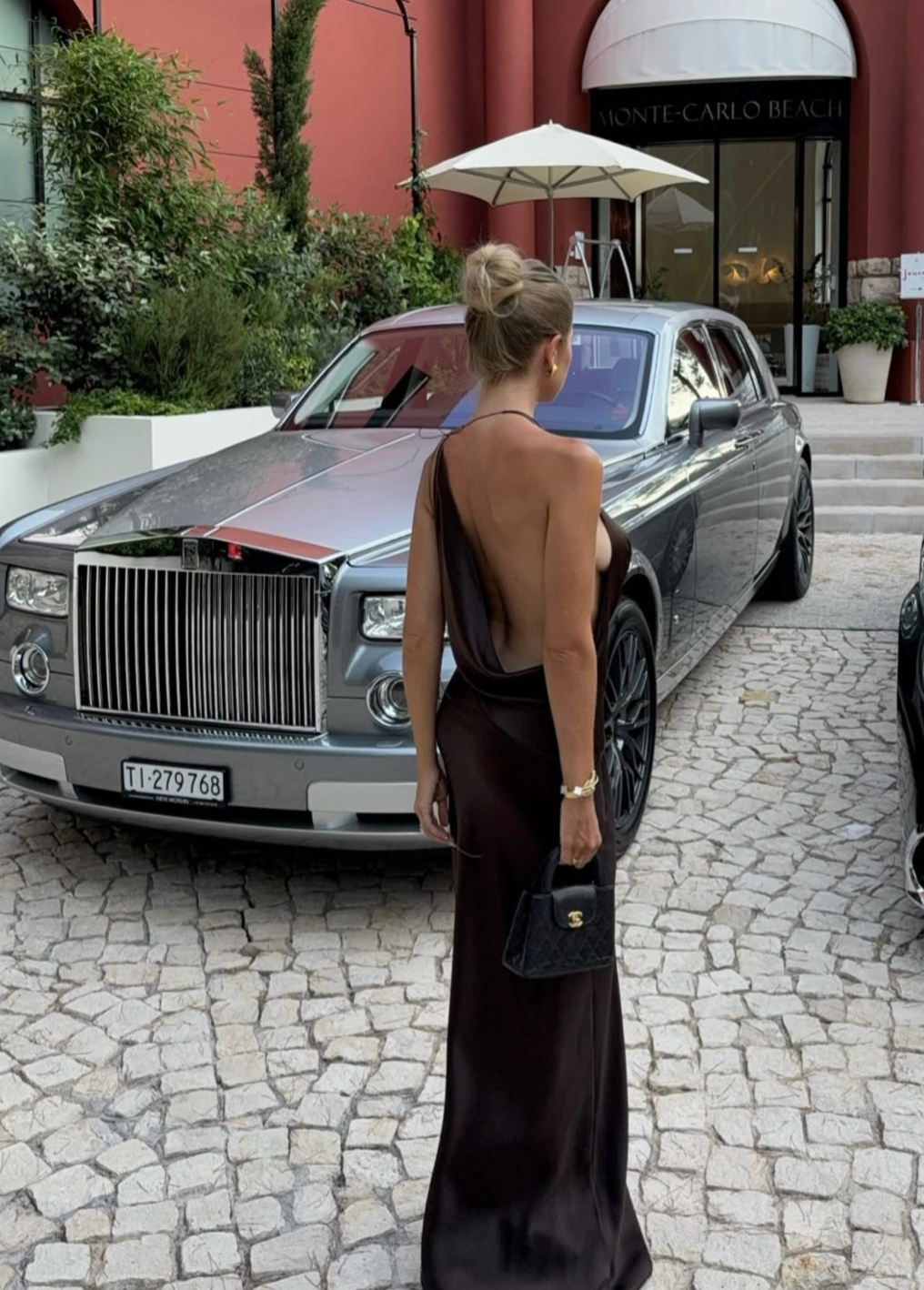 Natalie Rolt Gabi Gown Brown hire