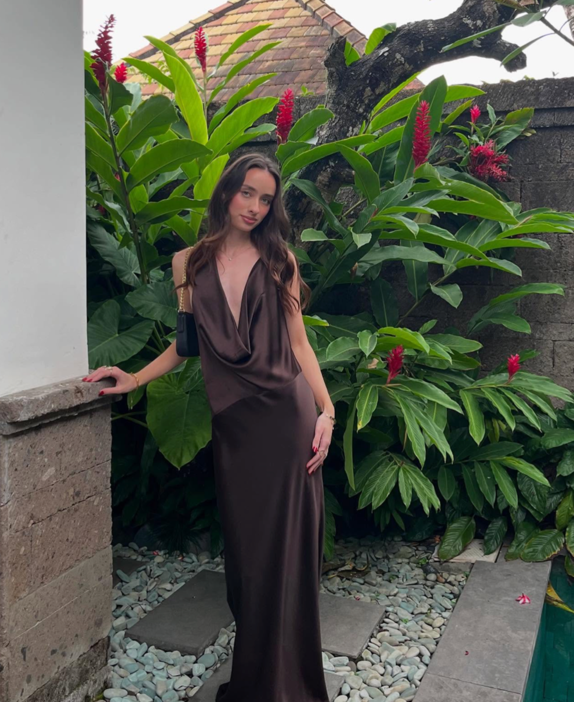 Natalie Rolt Gabi Gown - Brown Natalie Rolt