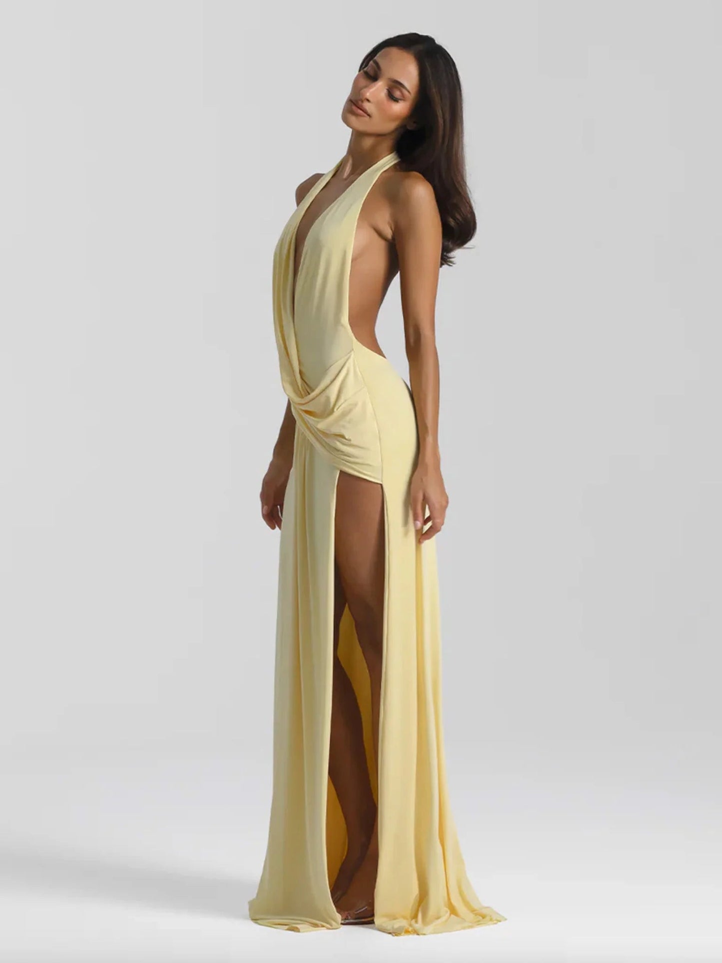 Natalie Rolt Winona Gown - Lemon Natalie Rolt