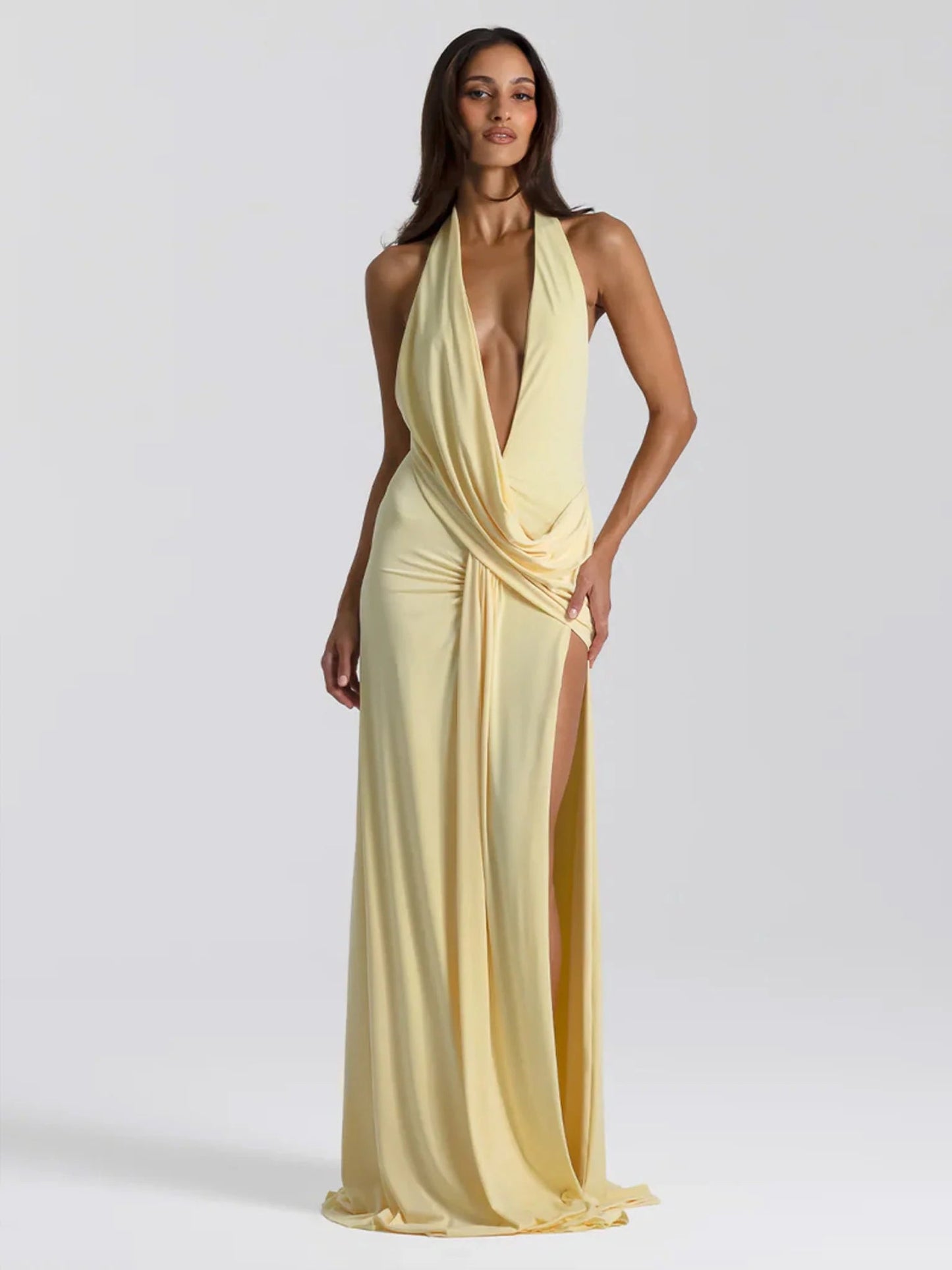 Natalie Rolt Winona Gown - Lemon Natalie Rolt