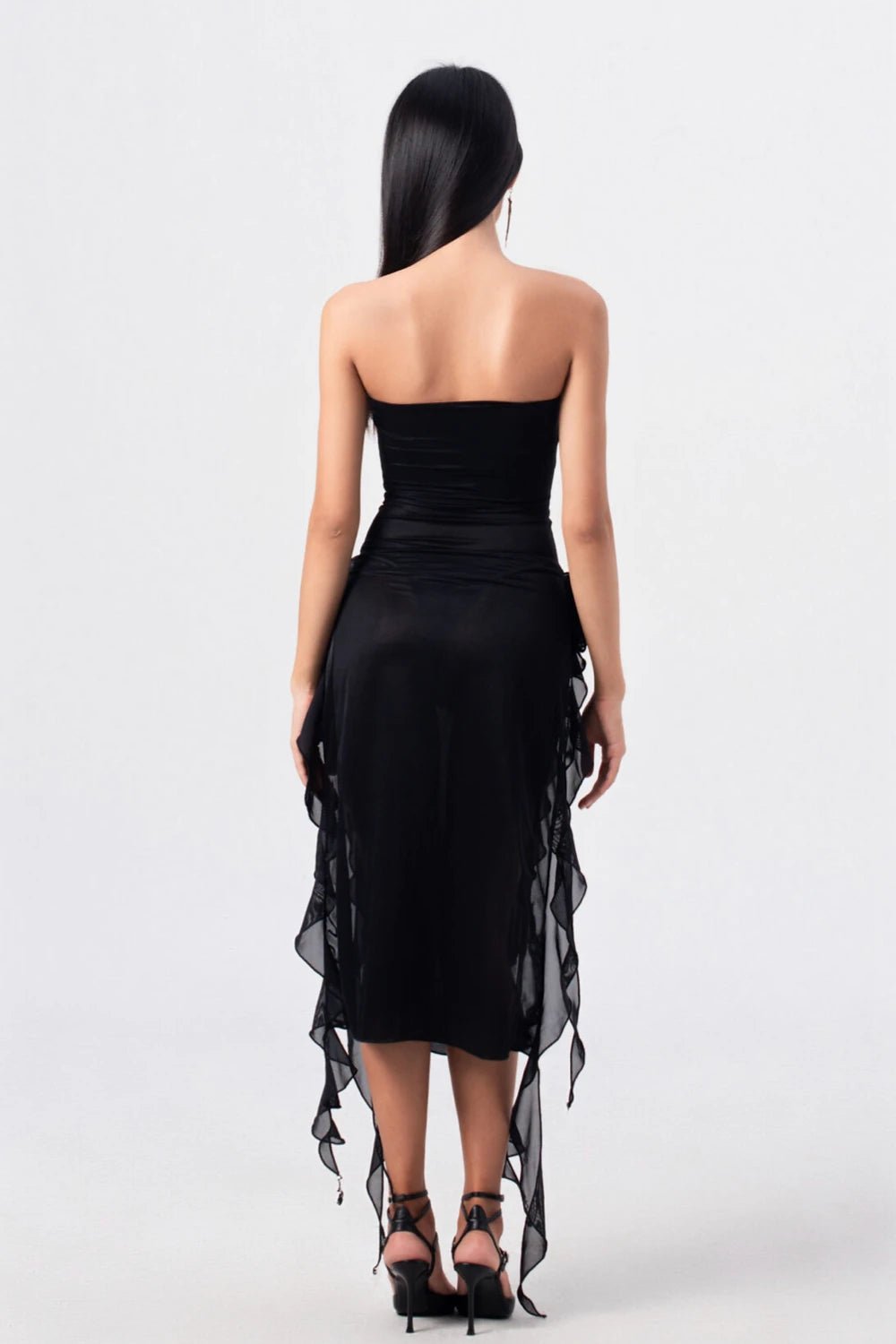 FANCI CLUB The Thieves Evening Dress - Black Fanci Club