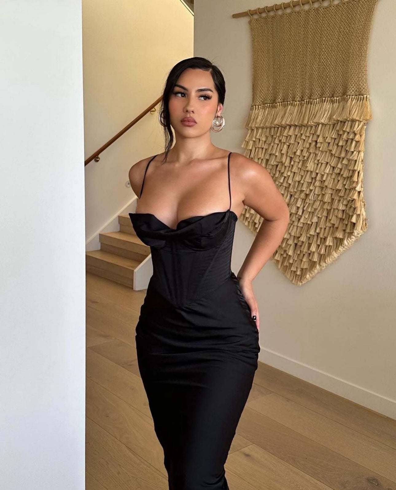 HOUSE OF CB Charmaine Corset Maxi Dress - Black House Of CB