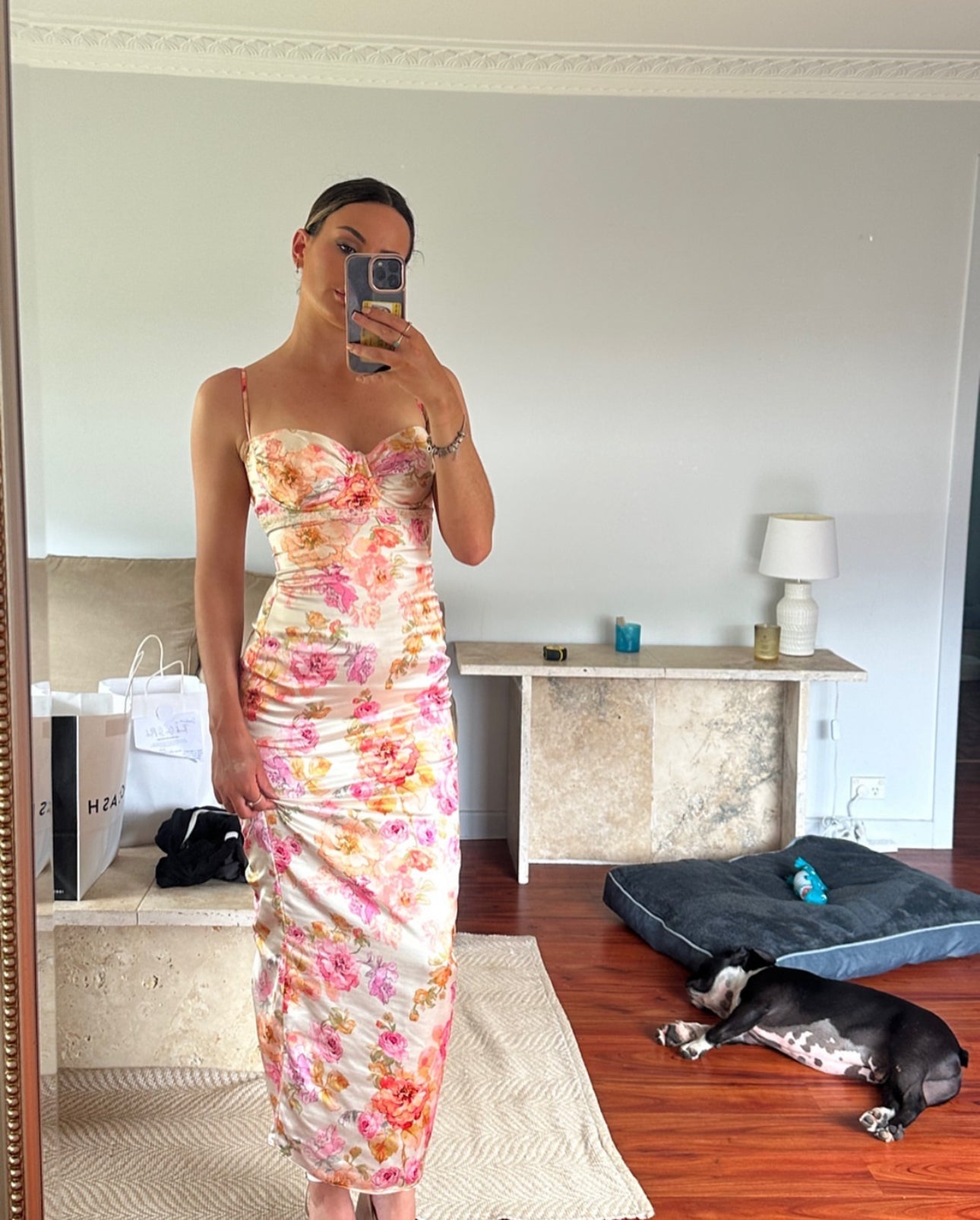 HOUSE OF CB Josefina Ivory Floral Maxi Dress House Of CB