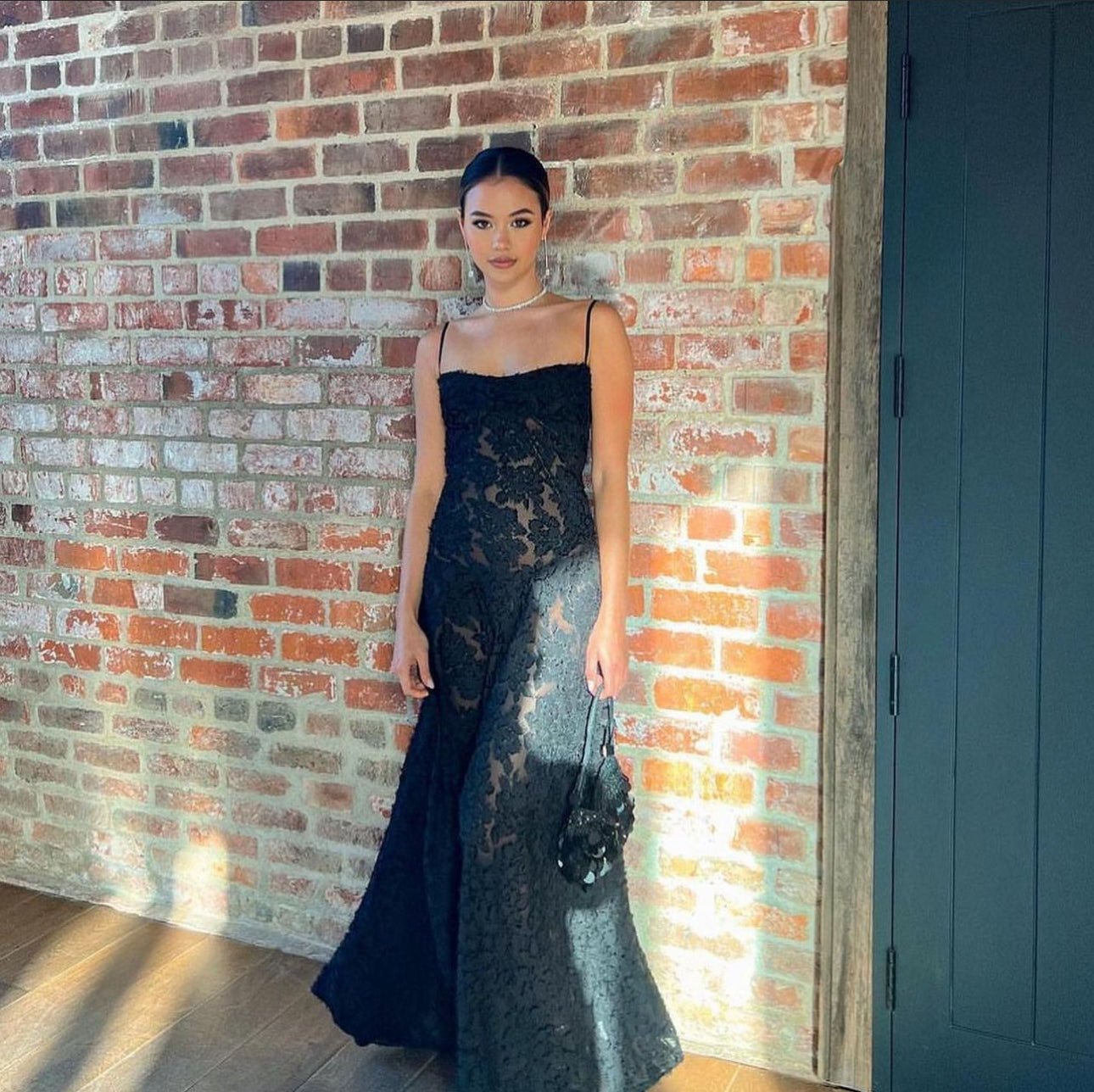 House Of CB Seren Dress Black Loop Hires