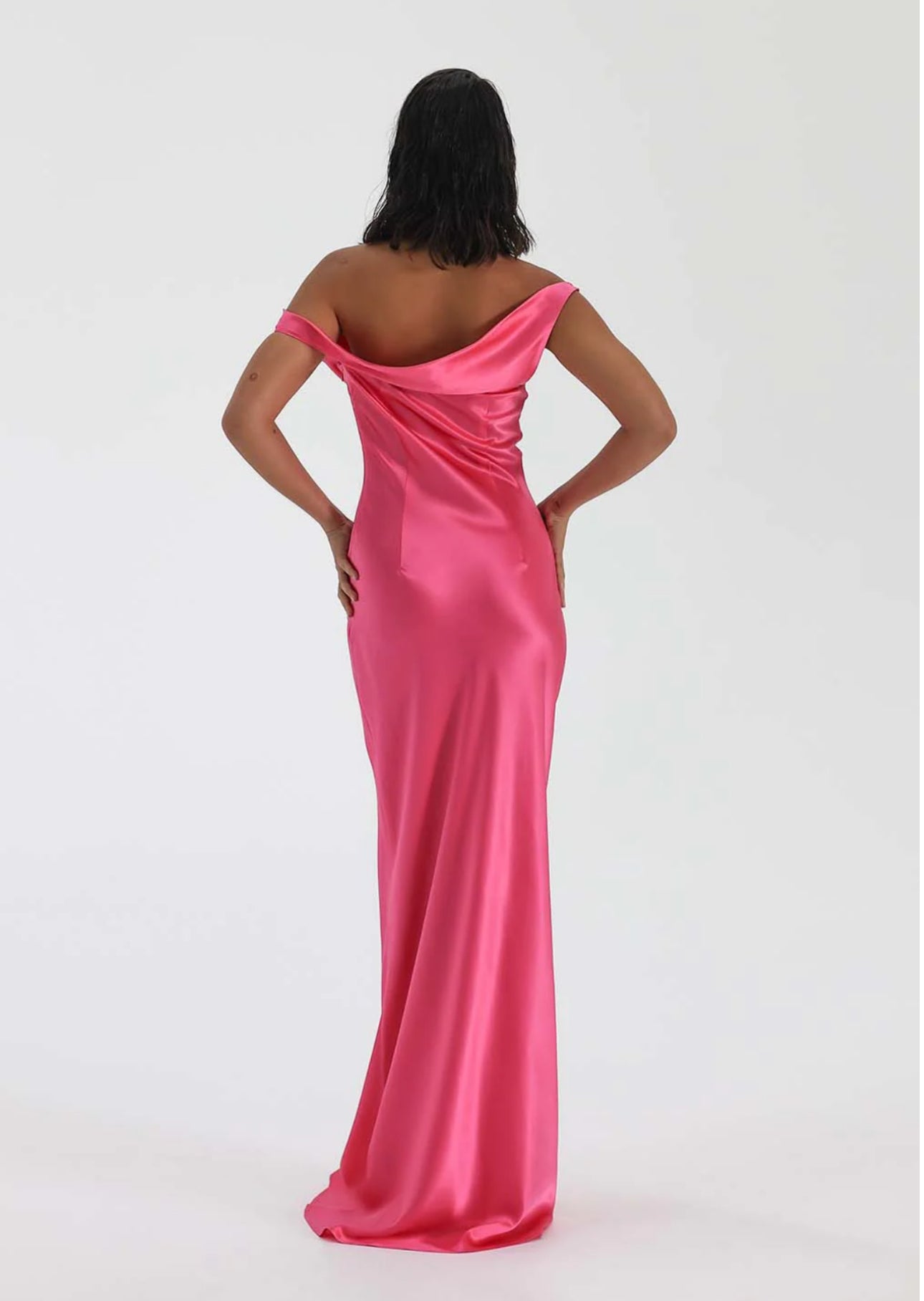 Natalie Rolt Monika Gown - Neon Pink Natalie Rolt