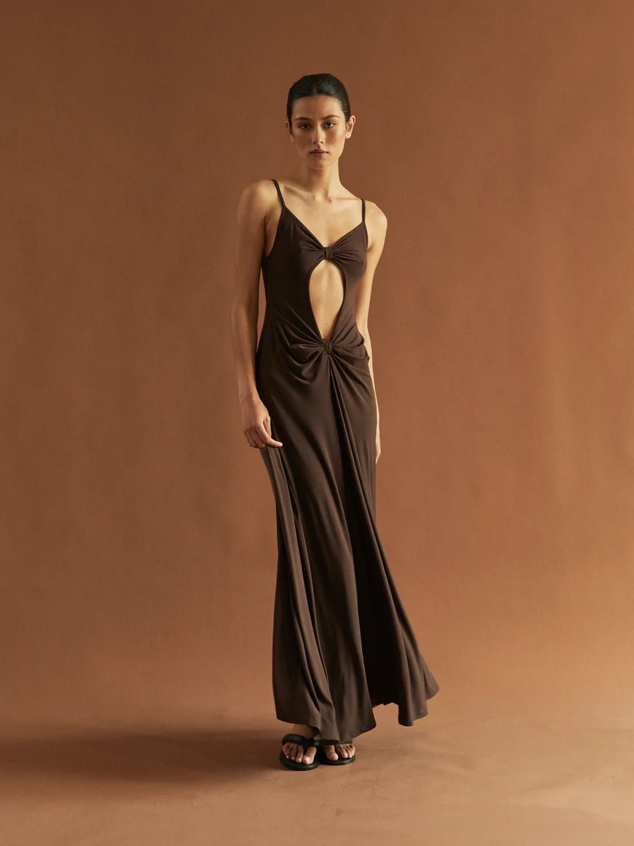 ONE MILE Sammy Maxi Dress - Cocoa One Mile