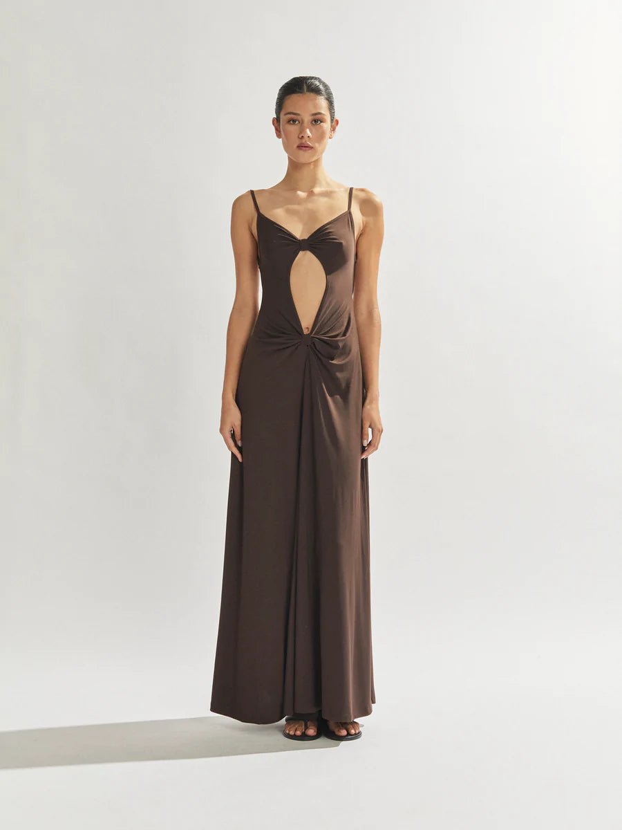 ONE MILE Sammy Maxi Dress - Cocoa One Mile