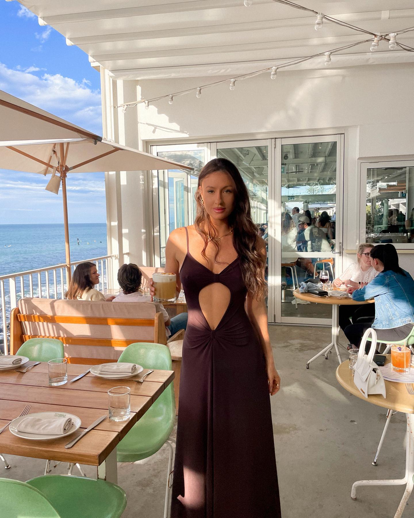 ONE MILE Sammy Maxi Dress - Cocoa One Mile