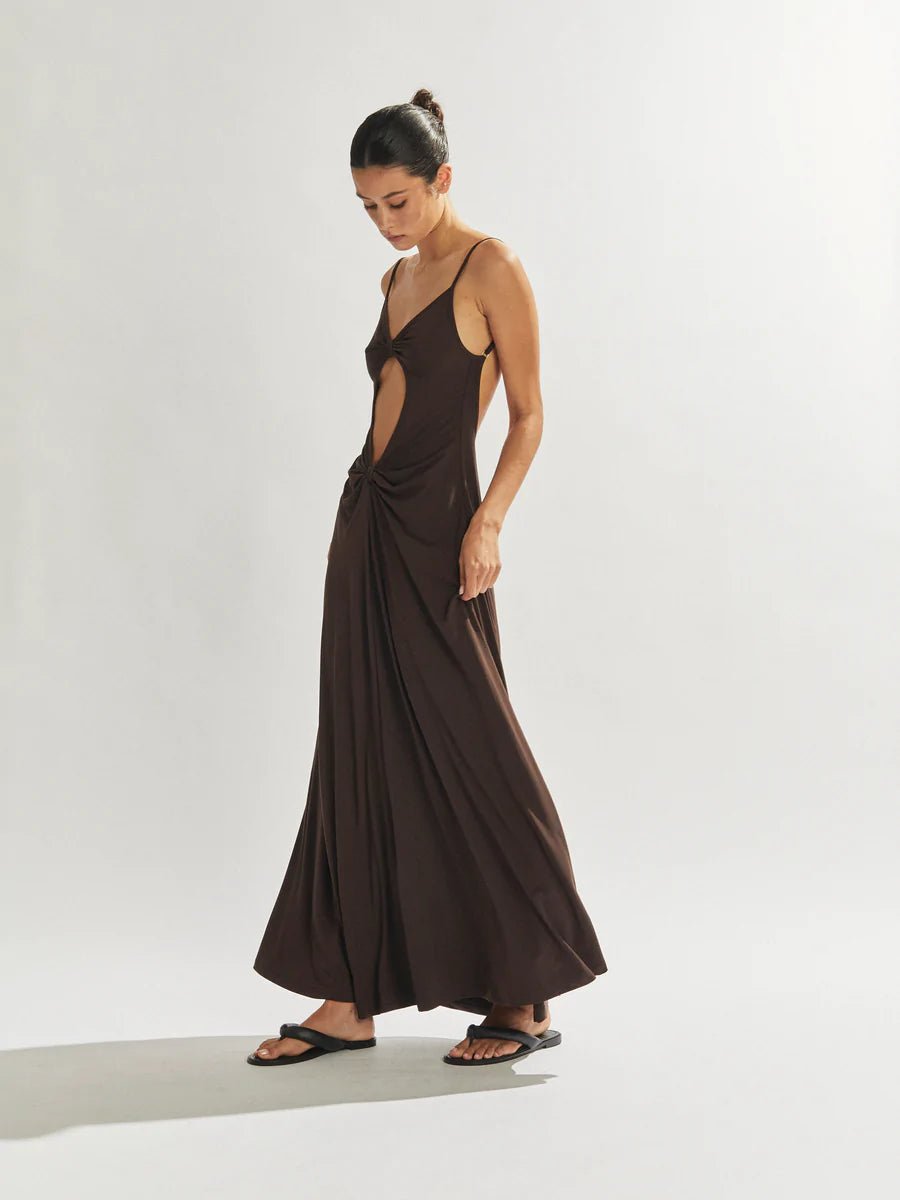 ONE MILE Sammy Maxi Dress - Cocoa One Mile