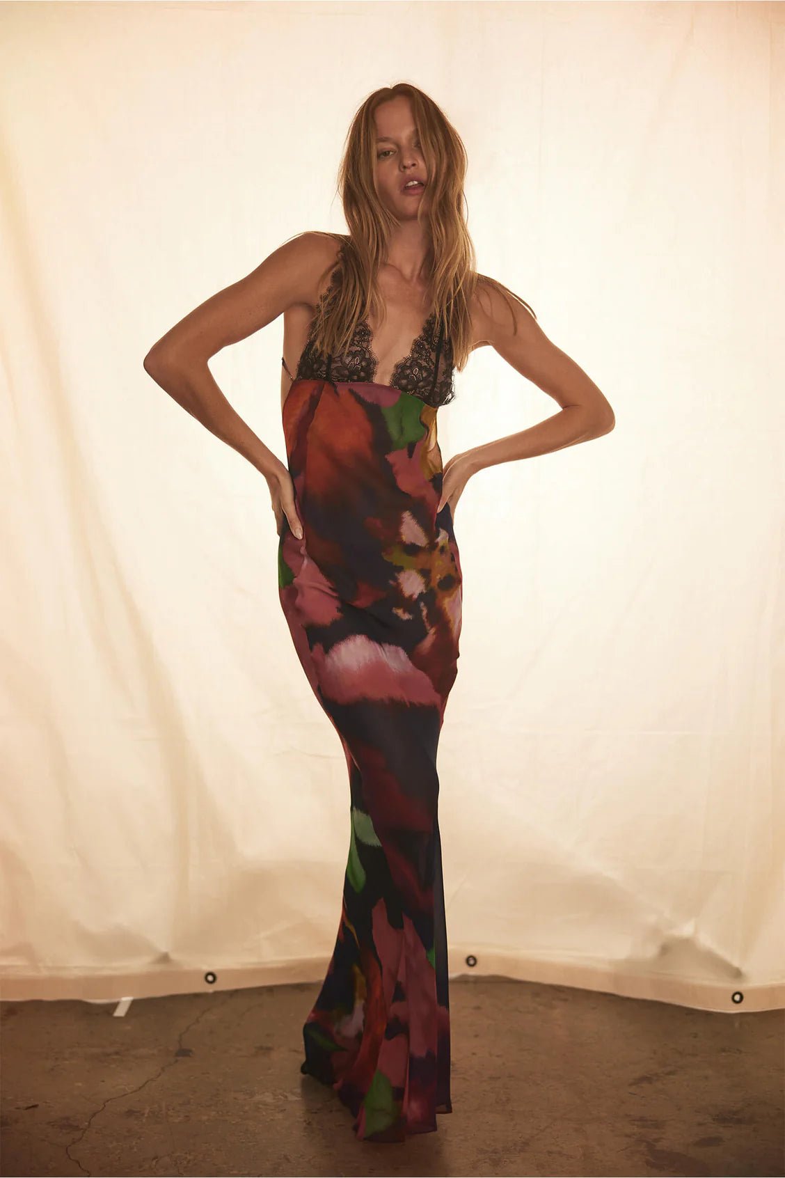 RAT AND BOA Paola Floral Slip Dress Rat & Boa