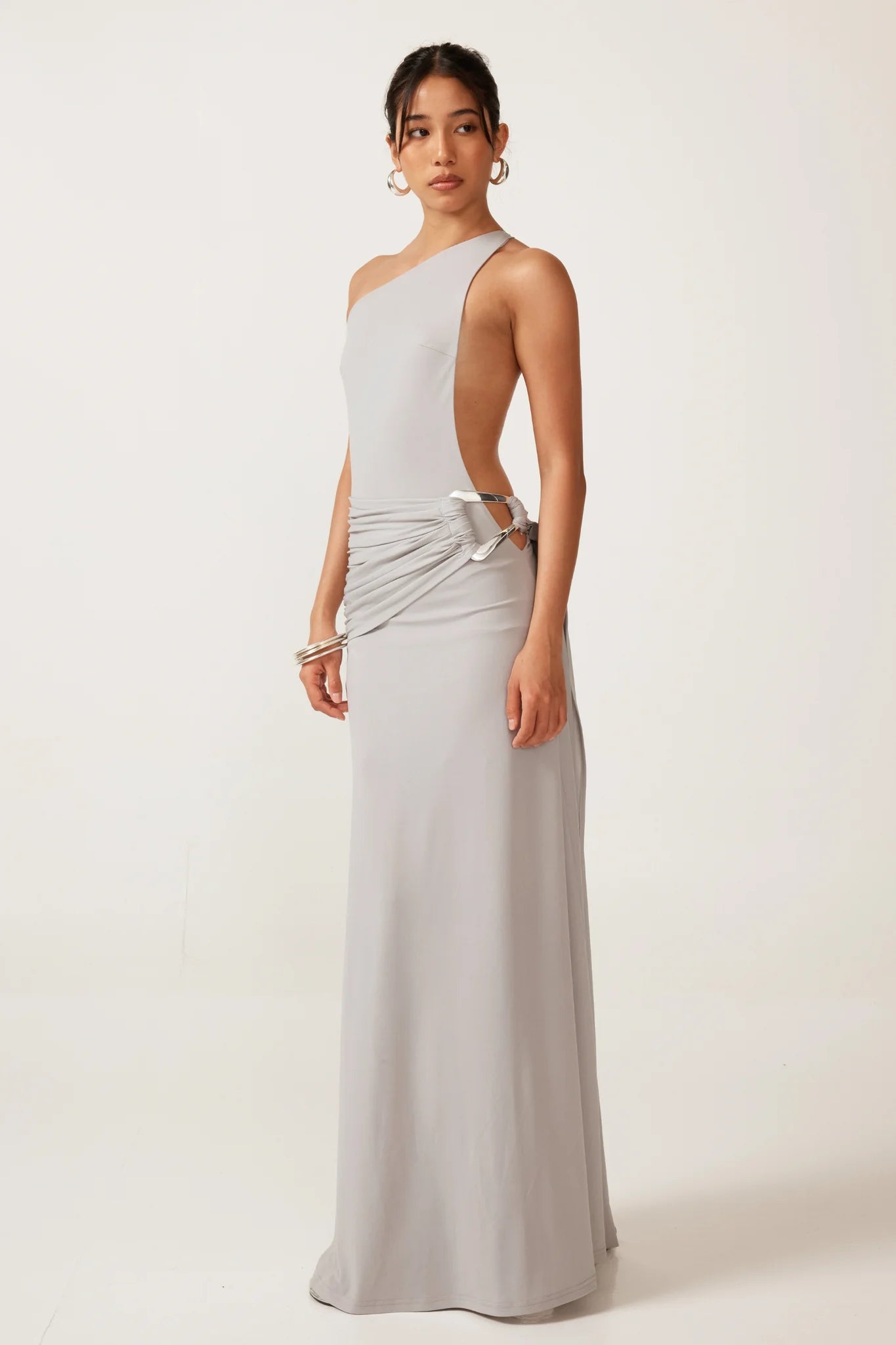 Ance Gria Gaia Gown - Silver Blue