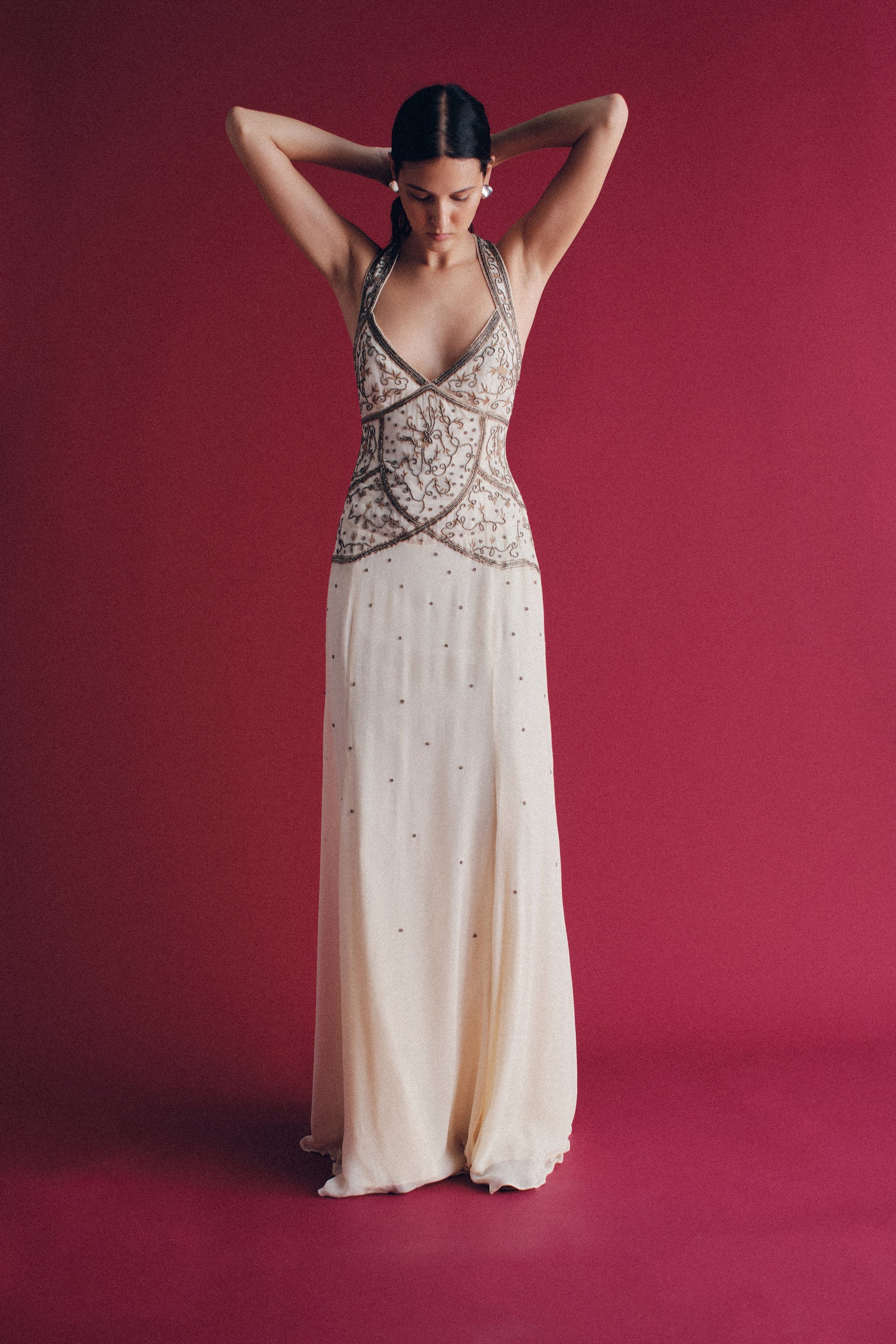 Hansen and Gretel Maja Beaded Maxi Dress Hansen and Gretel