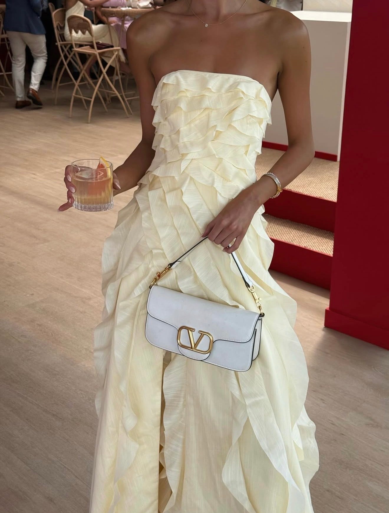 Aje Allairie Gown - Butter Yellow Aje