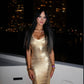 House Of CB The OG Gold Bandage Maxi Dress House Of CB