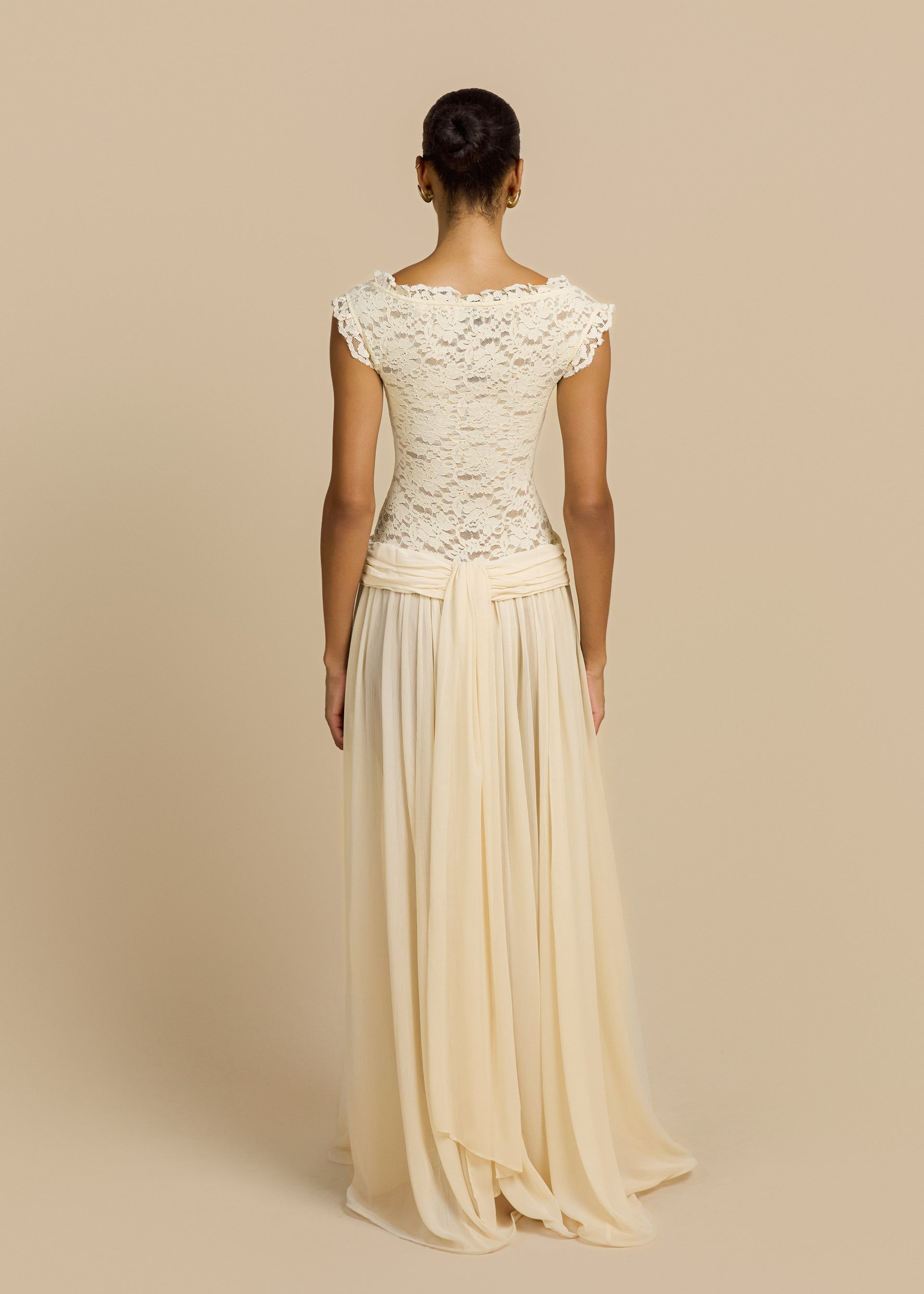Arcina Ori Arabella Dress - Beige Arcina Ori