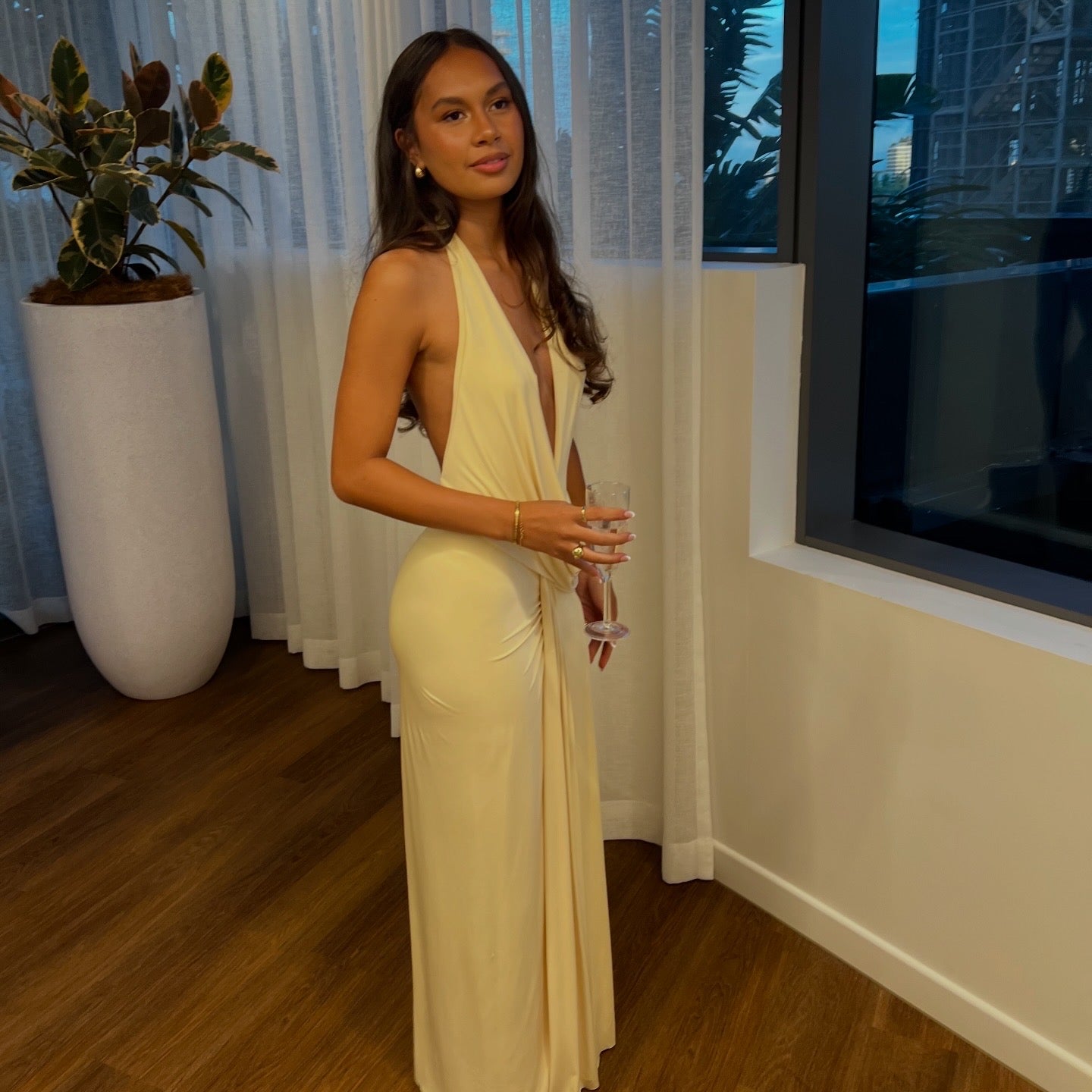 Natalie Rolt Winona Gown - Lemon Natalie Rolt