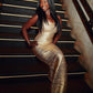 House Of CB The OG Gold Bandage Maxi Dress House Of CB