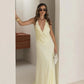 Sneaky Link Jaz Hand V-Neck Maxi Dress Butter hire