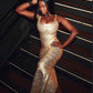 House Of CB The OG Gold Bandage Maxi Dress House Of CB