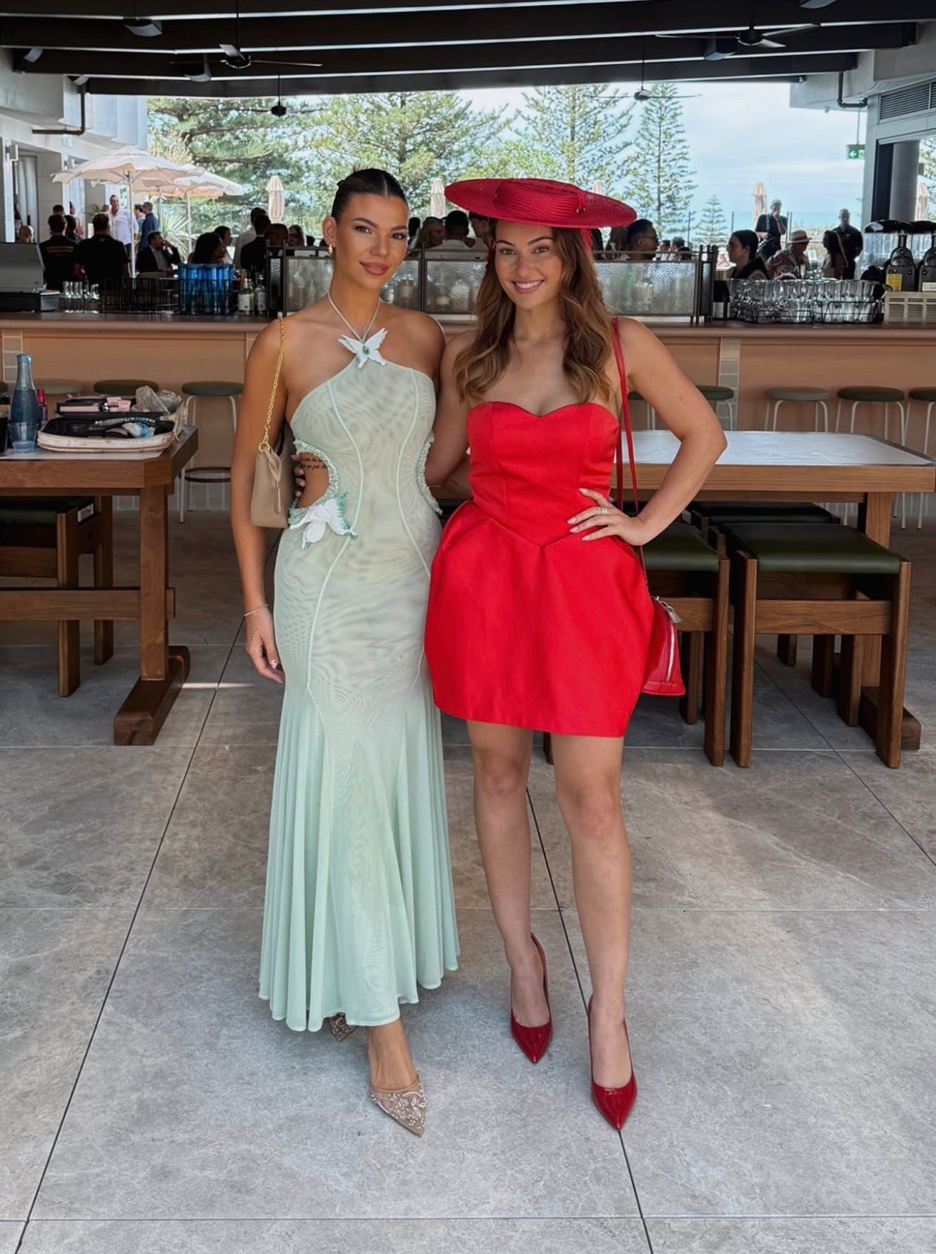 Huelleyrose Darya Dress - Green Huelleyrose