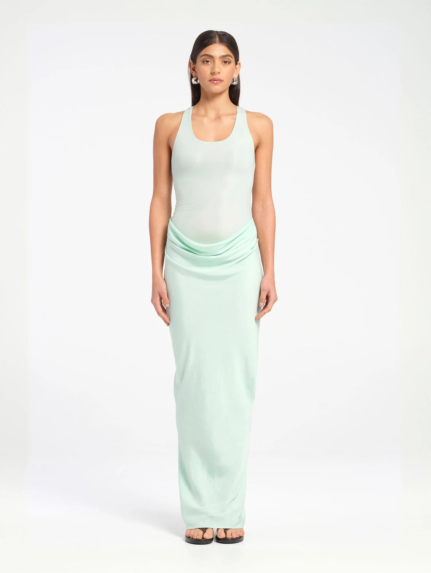 Benni Jade Maxi Dress Bleached Aqua hire