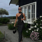Asta Resort Jennifer Dress Charcoal Sequin Asta Resort