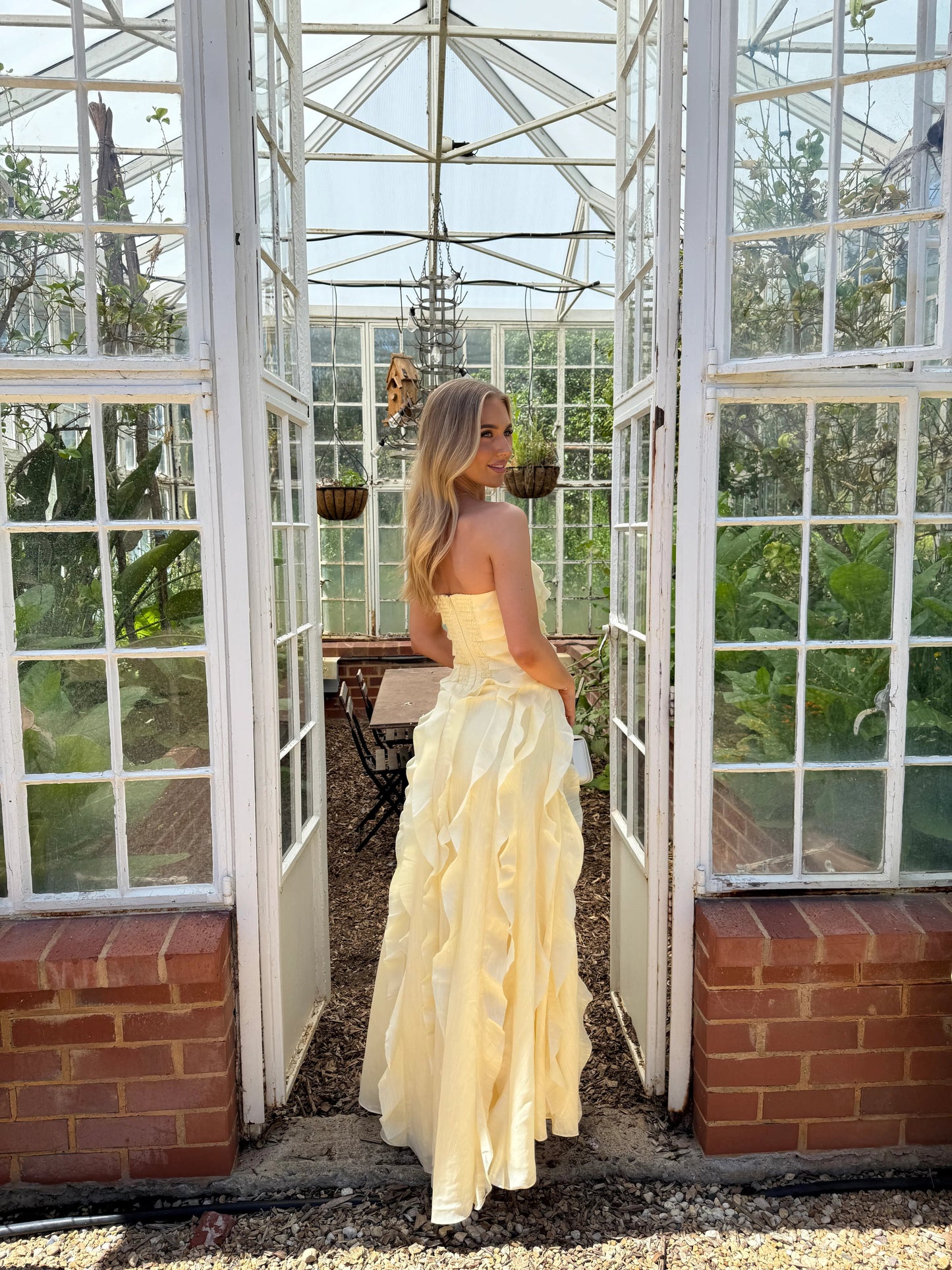 Aje Allairie Gown - Butter Yellow Aje