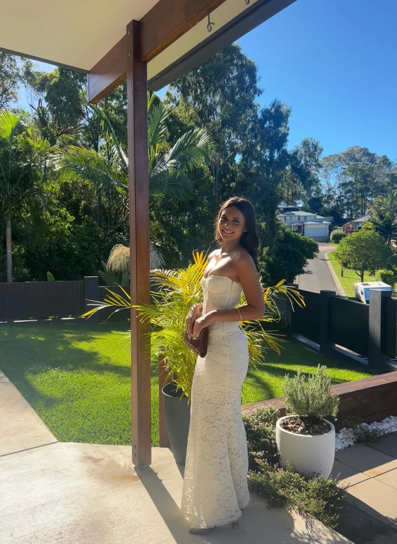 solaine ivory lace corset maxi dress House OF CB Solaine Corded Lace Maxi Dress