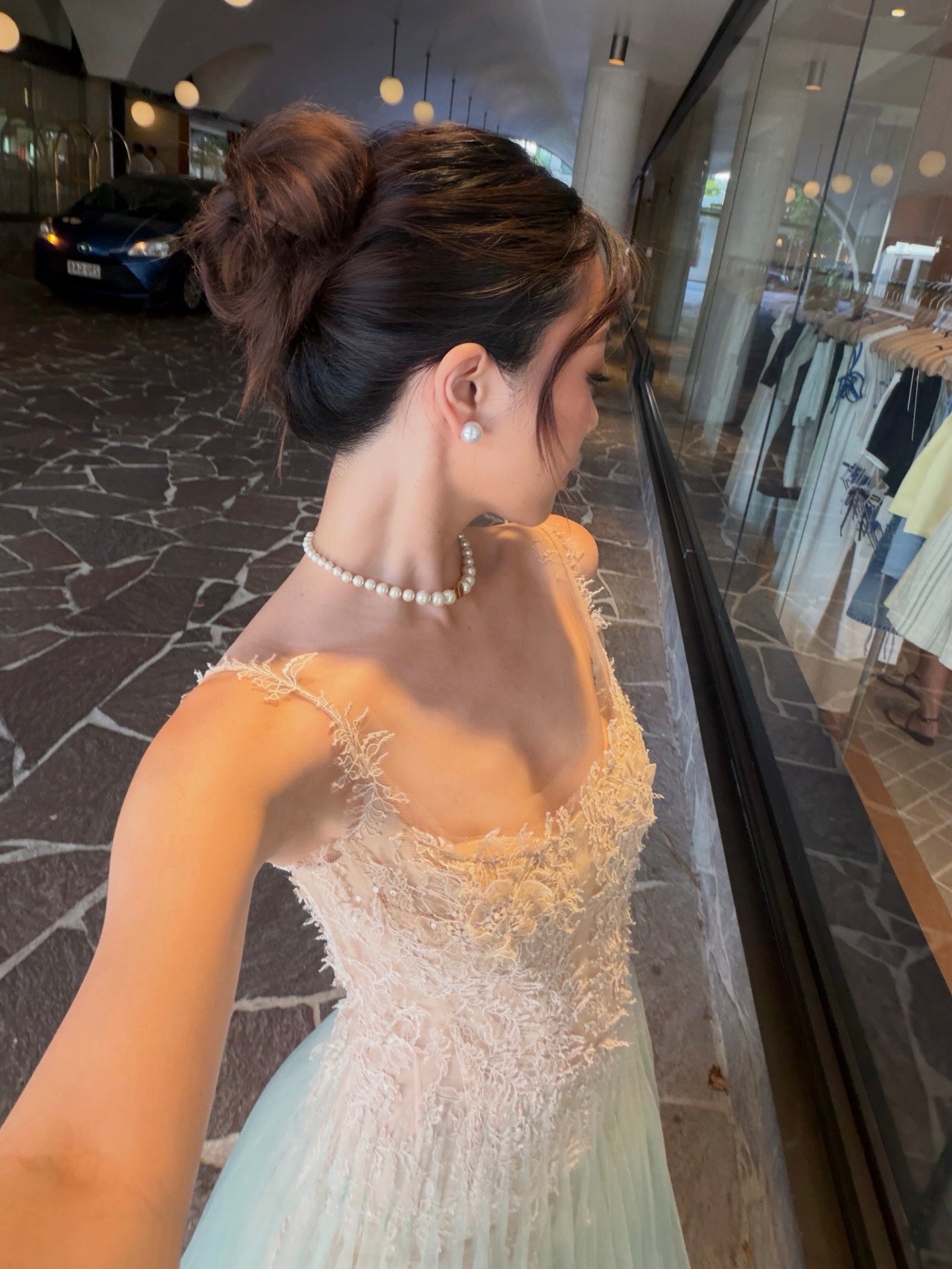 Montsand Mint Ombre Lace Midi Dress Montsand