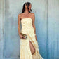 Aje Allairie Gown - Butter Yellow Aje