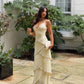 House Of CB Sorelle Embellished Tiered Maxi Dress House Of CB