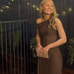 Misha Sisal Maxi Dress - Espresso Misha