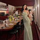 Huelleyrose Darya Dress - Green Huelleyrose