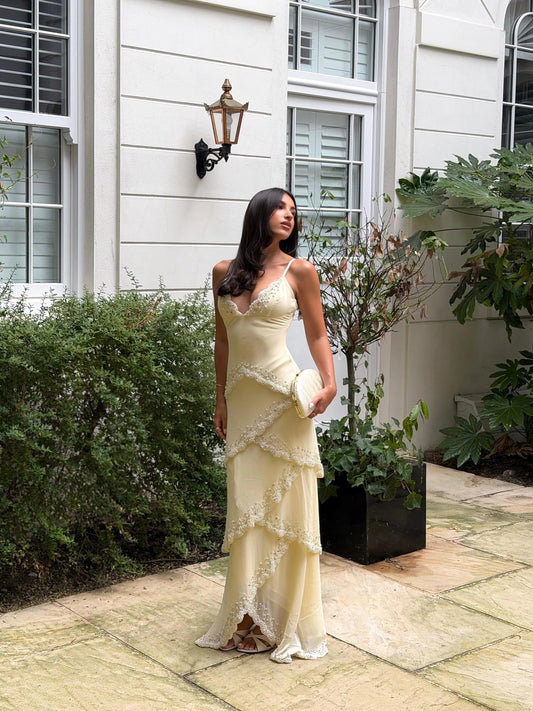 House Of CB Sorelle Embellished Tiered Maxi Dress House Of CB