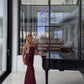 House Of CB Solaine Dress - Cabernet House Of CB