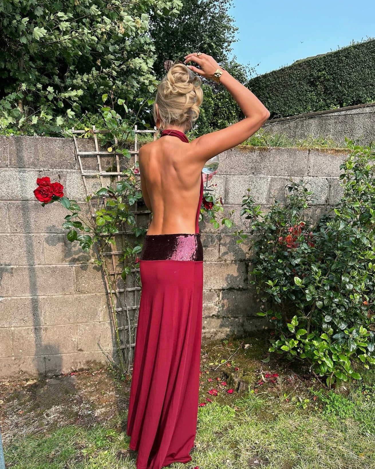 Ance Gria Adele Gown Wine Hire
