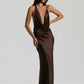 Natalie Rolt Gabi Gown - Brown Natalie Rolt