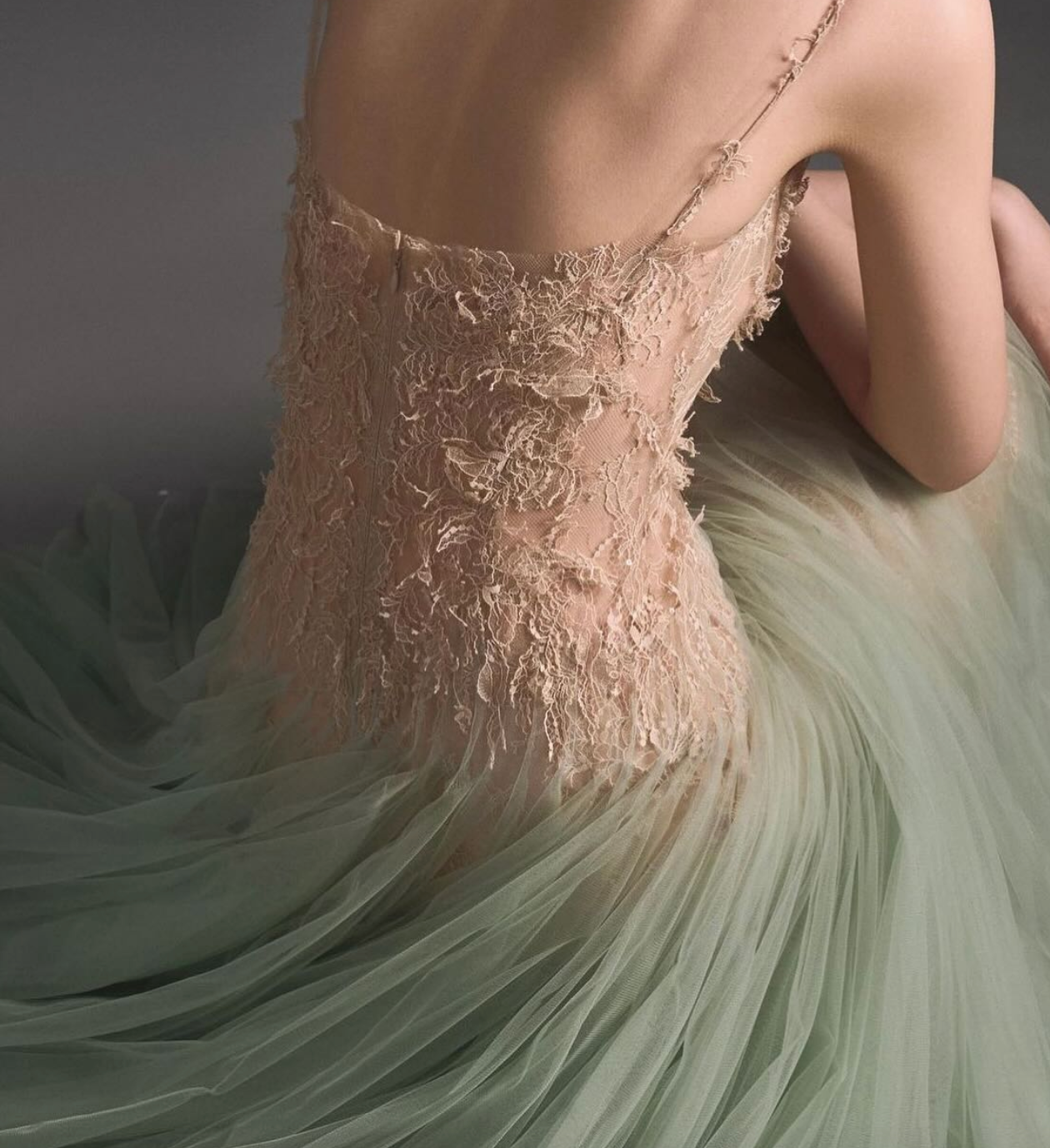 Montsand Mint Ombre Lace Midi Dress Montsand