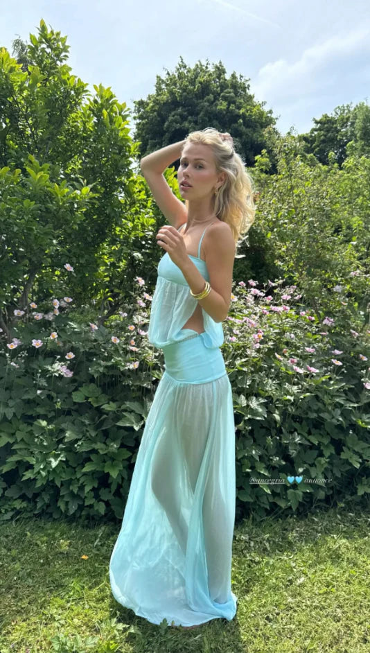 Ance Gria Romeo Gown - Aqua Ance Gria