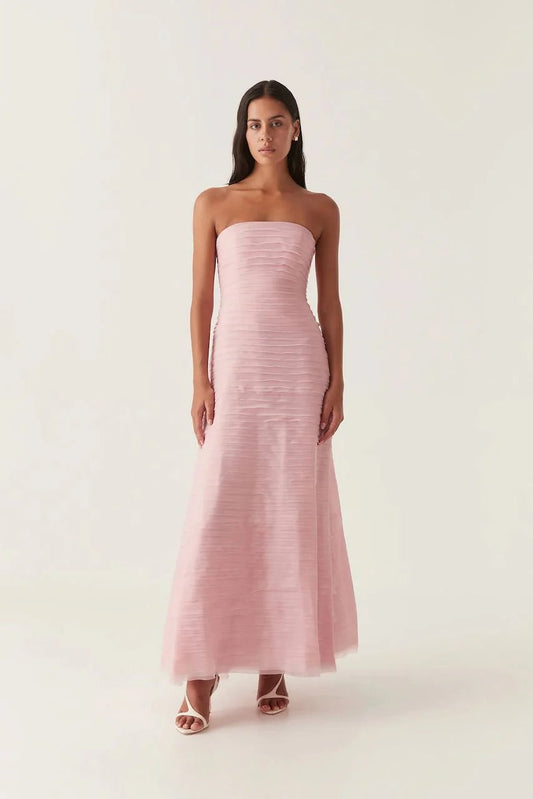 Aje Soundscape Maxi Dress - Chalk Pink Aje