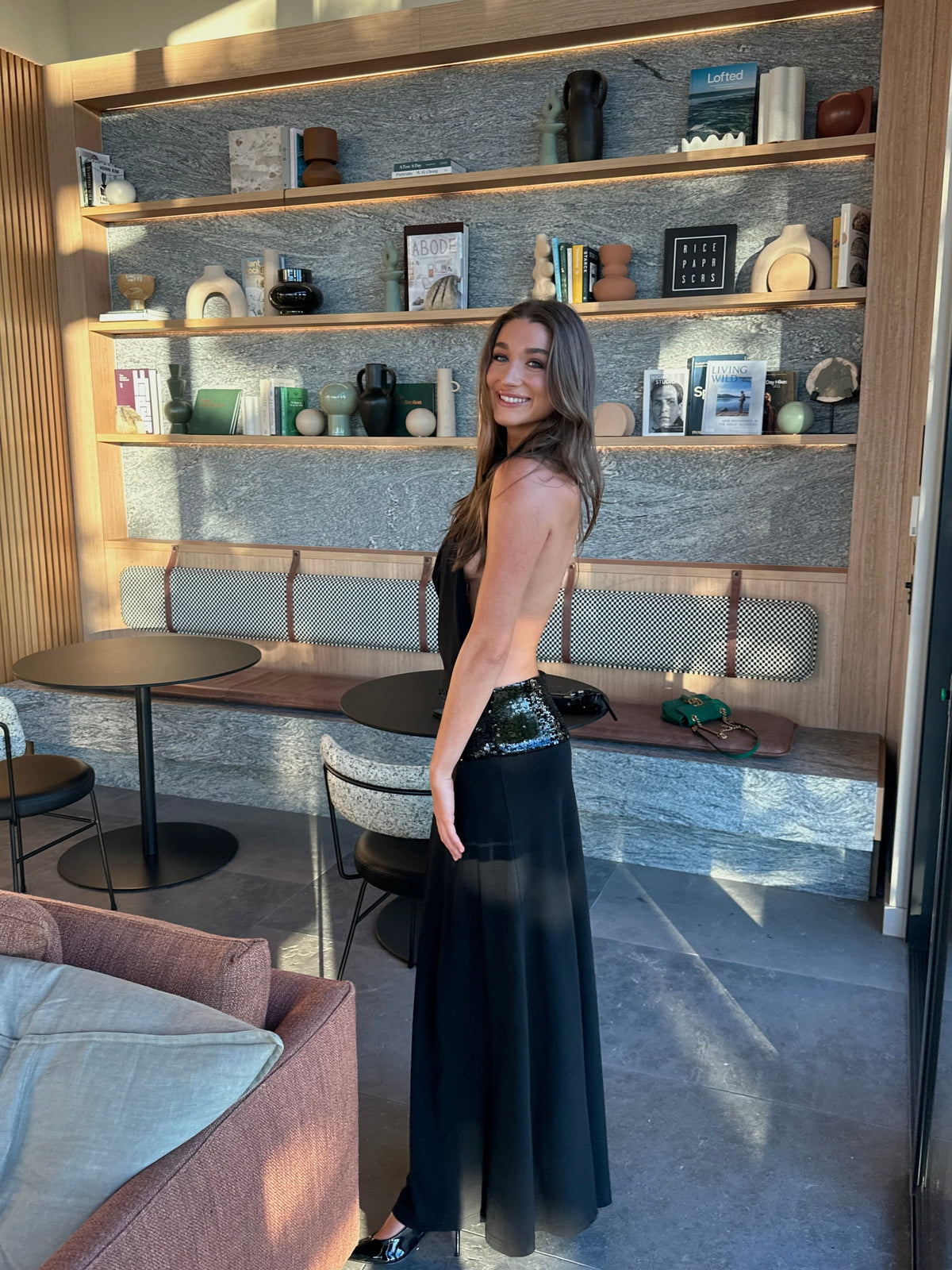 Ance Gria Adele Gown hire – black