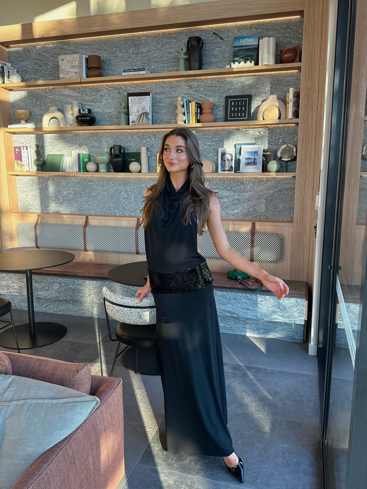 Ance Gria Adele Gown hire – black