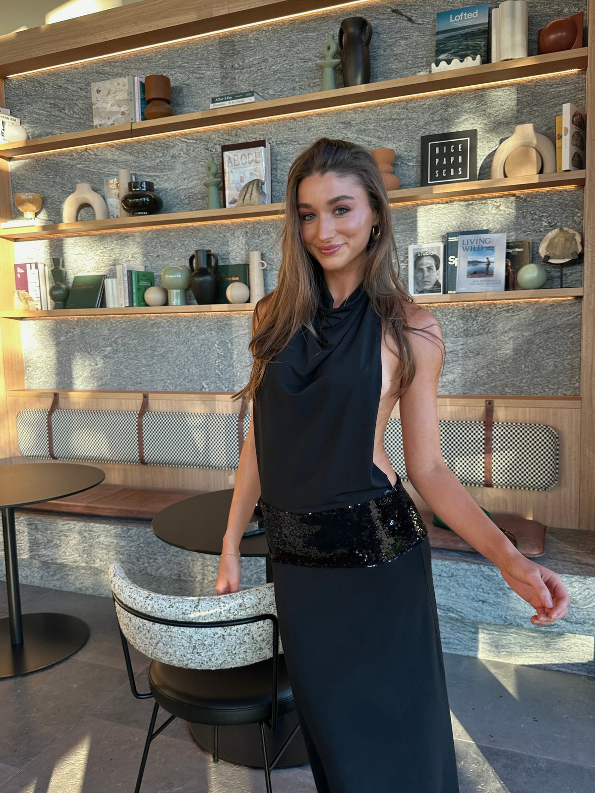 Ance Gria Adele Gown hire – black