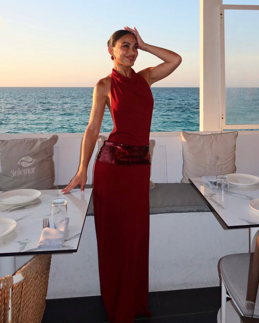 Ance Gria Adele Gown hire – wine