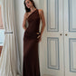 Ance Gria Gaia Gown hire – brown