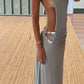 Ance Gria Gaia Gown hire – silver blue