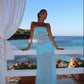 Ance Gria Romeo Gown hire – aqua