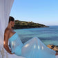 Ance Gria Romeo Gown hire – aqua